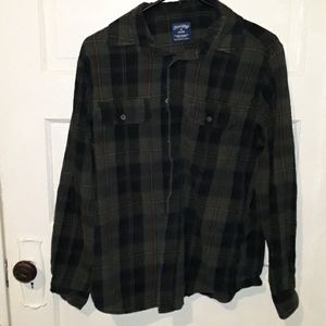 Faded Glory green flannel